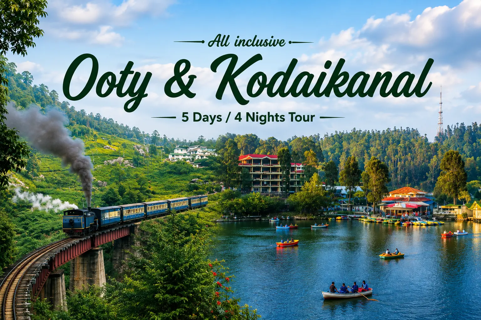 Ooty & Kodaikanal All-Inclusive Tour - Karthi Travels