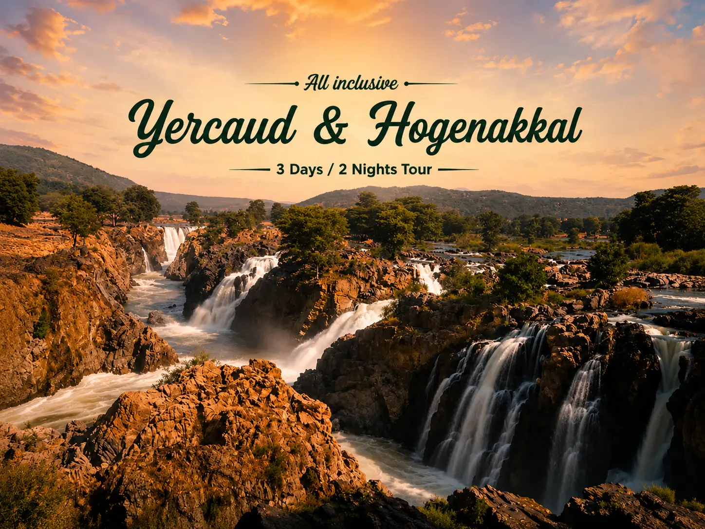 Yercaud & Hogenakkal All-Inclusive Tour - Karthi Travels