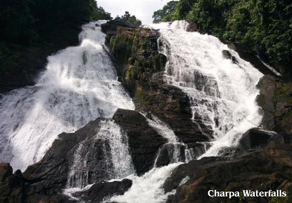 Charpa Watergalls - Karthi Travels® | Vellore - Topslip, Valparai & Athirapally Tour