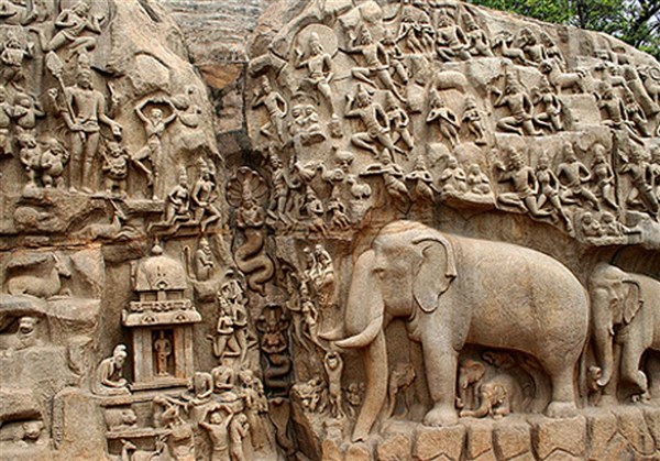 Arjuna's Penance, Mamallapuram - Karthi Travels® | Tamilnadu Pilgrimage Tour