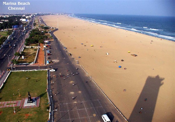 Marina Beach, Chennai - Karthi Travels® | Tamilnadu Pilgrimage Tour