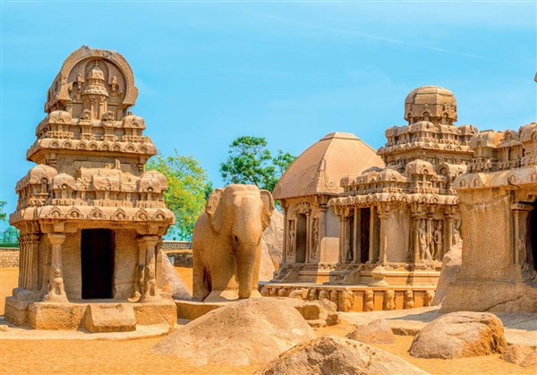 Pancha Rathas & Cave Temples, Mamallapuram - Karthi Travels® | Tamilnadu Pilgrimage Tour