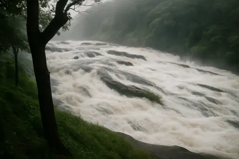 Vazhachal Waterfalls in Athirappilly - tourist attraction to visit with Karthi Travels