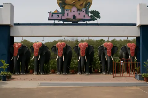 Kishkinta Theme Park in Chennai - tourist attraction to visit with Karthi Travels