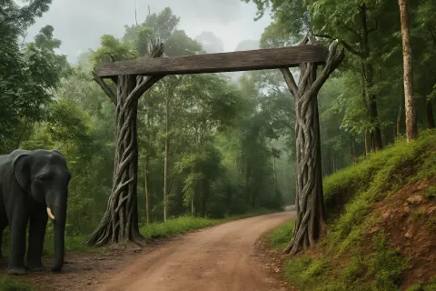 Bhadra Wildlife Sanctuary in Chikmagalur - tourist attraction to visit with Karthi Travels