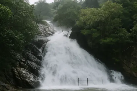 Siruvani Waterfalls in Coimbatore - tourist attraction to visit with Karthi Travels