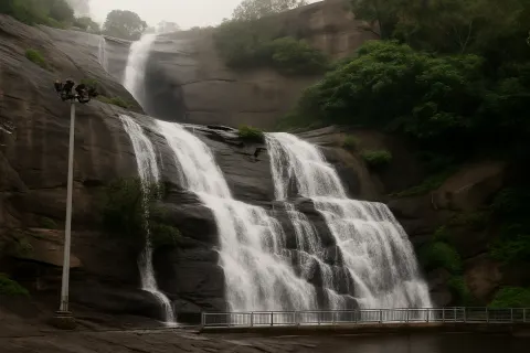 Plan your trip to Main Falls (Peraruvi) in Courtallam with Karthi Travels® - View 2