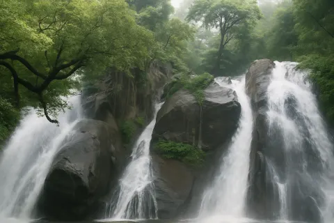 Plan your trip to Five Falls (Aintharuvi) in Courtallam with Karthi Travels® - View 3