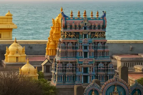 Plan your trip to Arulmigu Devi Kanyakumari Bhagavathi Amman Temple in Kanyakumari with Karthi Travels® - View 3