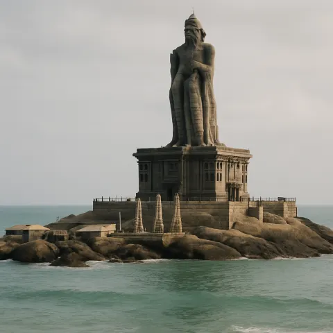 Plan your trip to Thiruvalluvar Statue in Kanyakumari with Karthi Travels® - View 3
