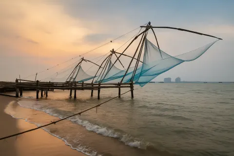 Plan your trip to Chinese Fishing Nets in Kochi with Karthi Travels® - View 2