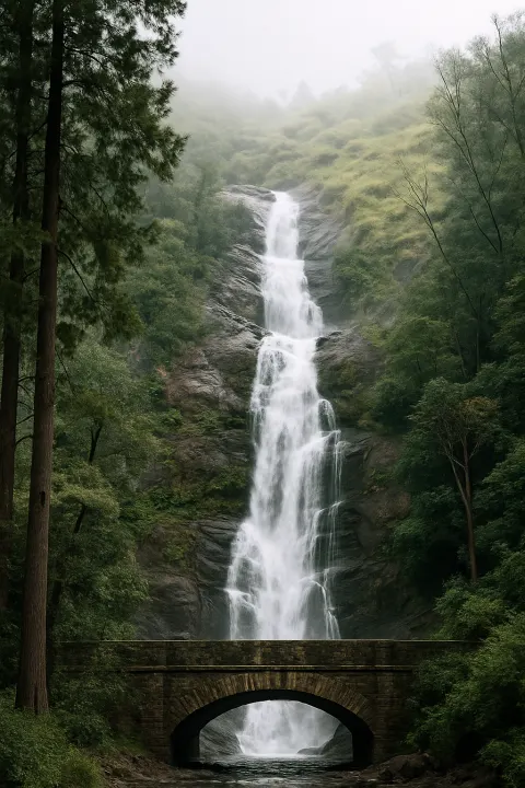 Silver Cascade Falls in Kodaikanal - tourist attraction to visit with Karthi Travels