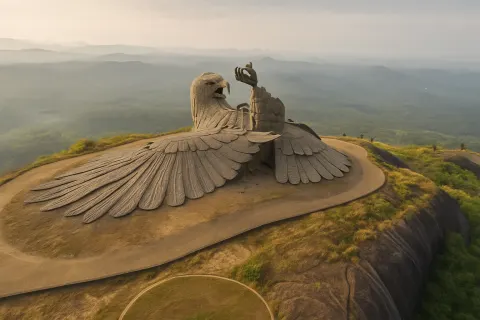 Jatayu Earth's Center in Kollam - tourist attraction to visit with Karthi Travels