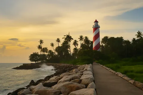 Plan your trip to Thangassery Lighthouse in Kollam with Karthi Travels® - View 3