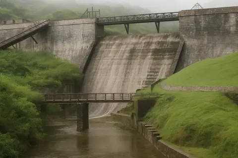 Manalar Dam in Megamalai - tourist attraction to visit with Karthi Travels