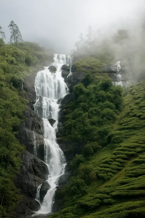 Attukad Waterfalls in Munnar - tourist attraction to visit with Karthi Travels