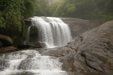 Lakkam Waterfalls in Munnar - tourist attraction to visit with Karthi Travels