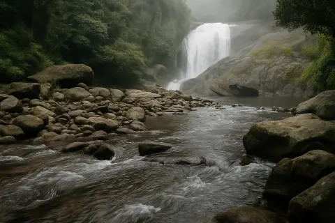 Plan your trip to Lakkam Waterfalls in Munnar with Karthi Travels® - View 2