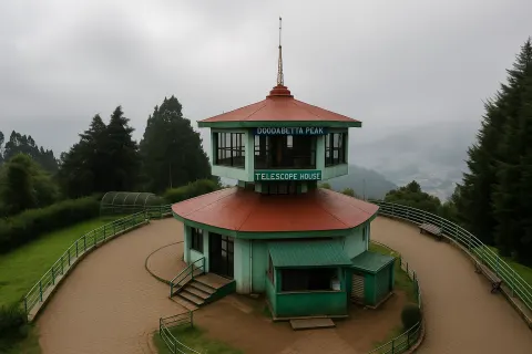 Doddabetta Peak in Ooty - tourist attraction to visit with Karthi Travels