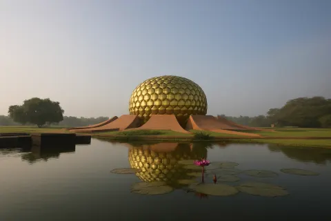 Plan your trip to Auroville in Puducherry with Karthi Travels® - View 2