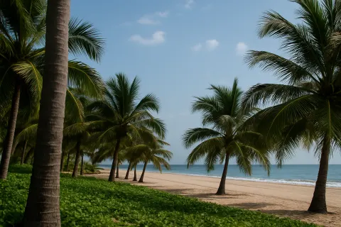 Paradise Beach (Chunnambar) in Puducherry - tourist attraction to visit with Karthi Travels