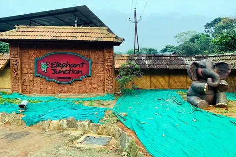 Elephant Junction in Thekkady - tourist attraction to visit with Karthi Travels