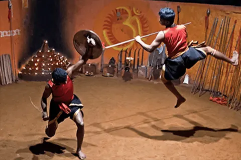 Kalari Kshethra (Kalaripayattu Show) in Thekkady - tourist attraction to visit with Karthi Travels