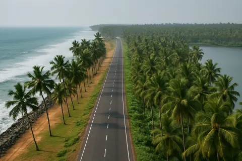 Plan your trip to Kappil Beach in Varkala with Karthi Travels® - View 3