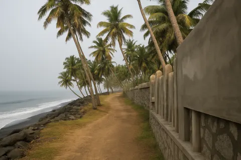 Plan your trip to Thiruvambadi Black Beach in Varkala with Karthi Travels® - View 2