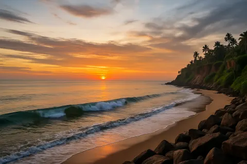 Plan your trip to Varkala Beach (Papanasam Beach) in Varkala with Karthi Travels® - View 3