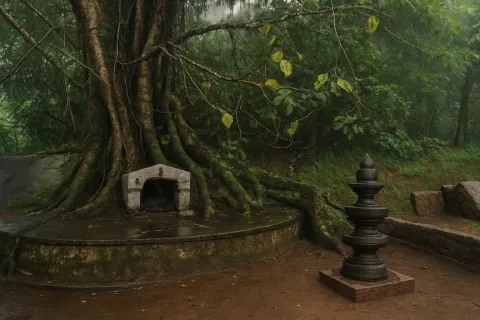 Chain Tree (Karinthandan Temple) in Wayanad - tourist attraction to visit with Karthi Travels