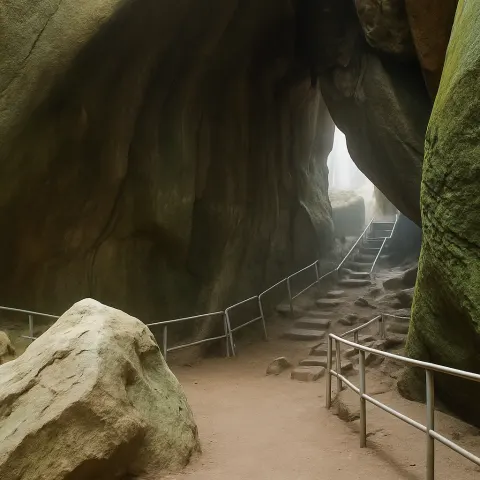 Edakkal Caves in Wayanad - tourist attraction to visit with Karthi Travels
