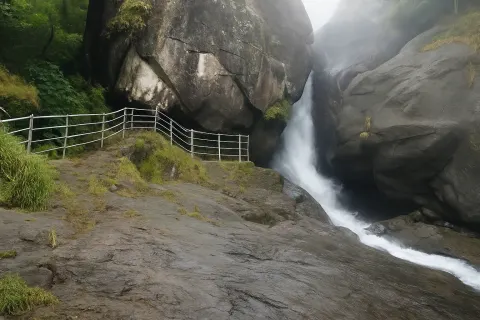 Meenmutty Waterfalls in Wayanad - tourist attraction to visit with Karthi Travels