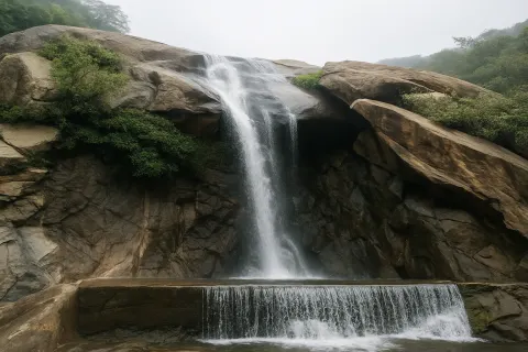 Jalagamparai Waterfalls in Yelagiri - tourist attraction to visit with Karthi Travels