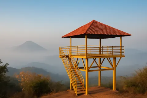Nilavoor Cliff View Point in Yelagiri - tourist attraction to visit with Karthi Travels