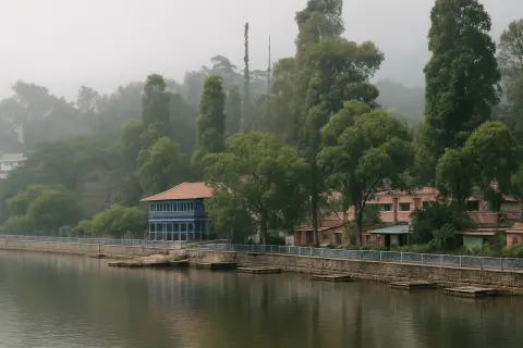 Yercaud Lake (Emerald Lake) in Yercaud