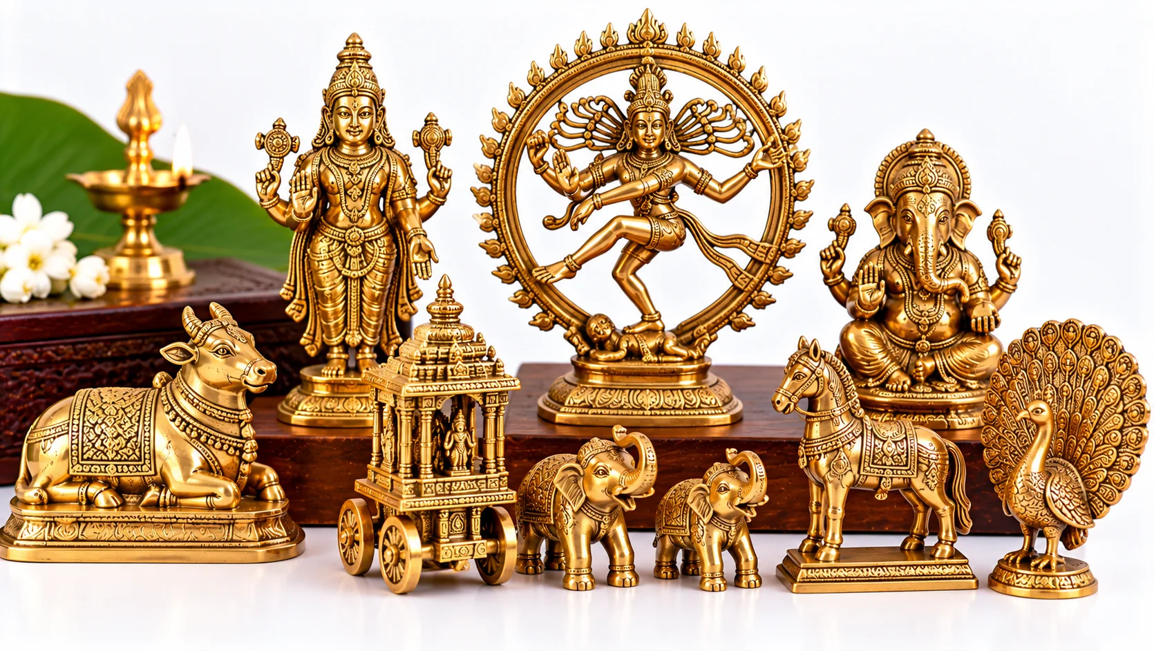 Madurai Brass Miniature Sculptures
