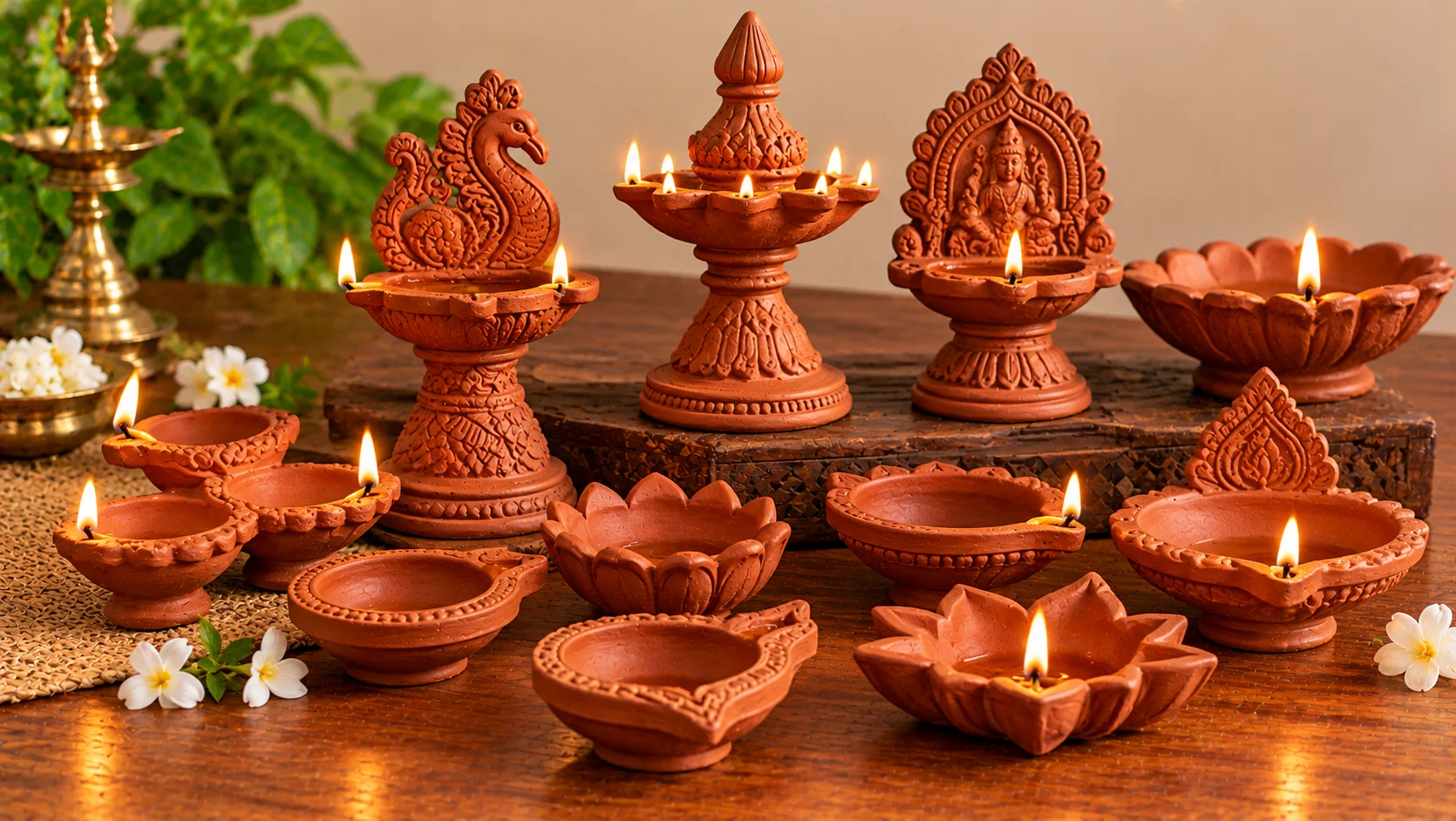Sankarankovil Clay Lamps