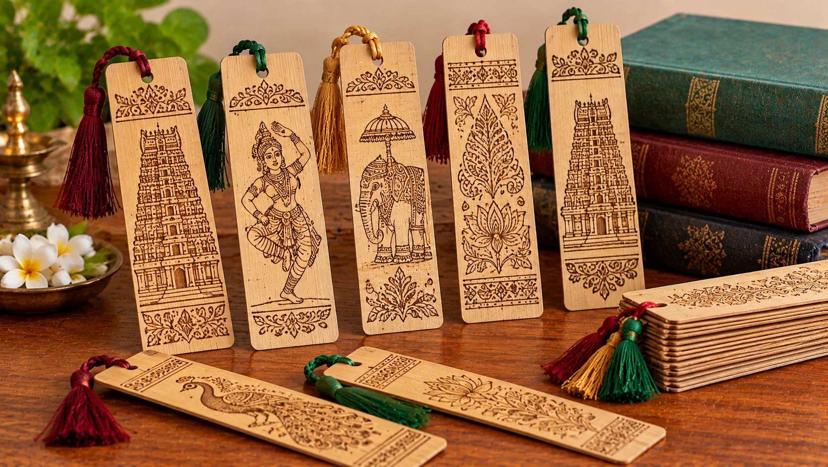 Thanjavur Palm-Leaf Bookmarks