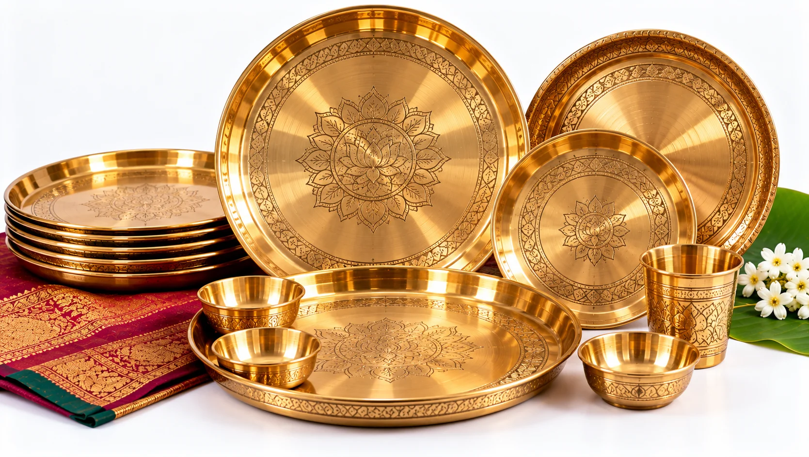Thanjavur Traditional Brass Plates