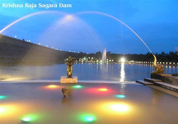 Krishnaraja Sagara Dam, Mysore - Karthi Travels® | Vellore - Mysore Tour