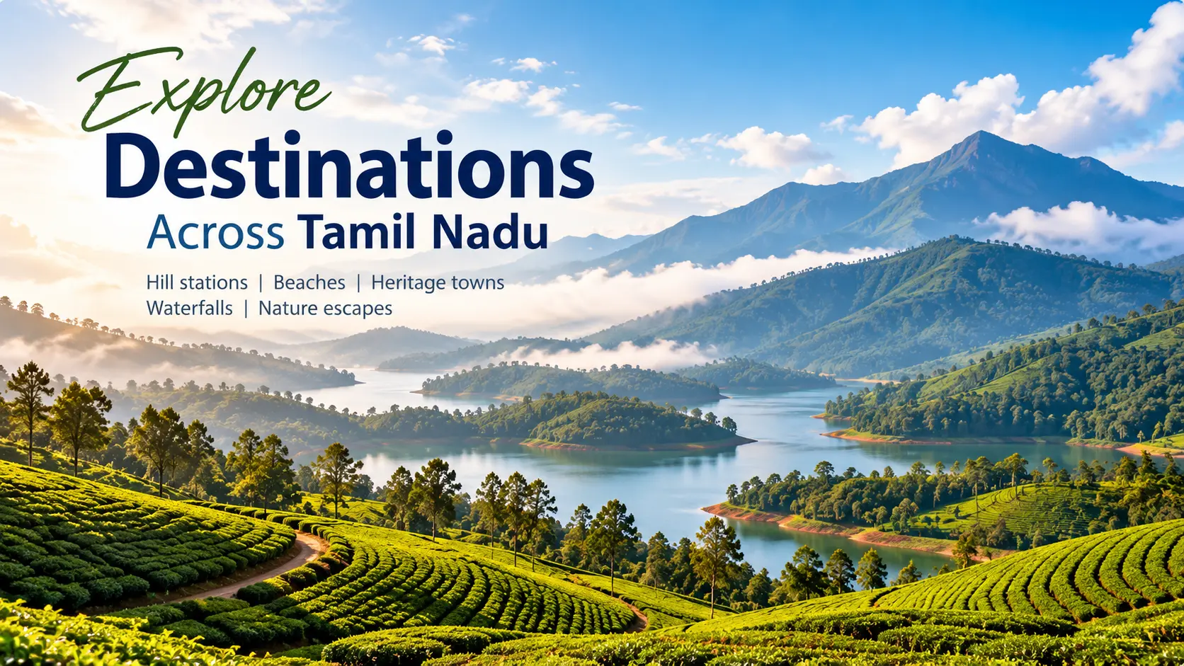 Explore destinations across Tamil Nadu