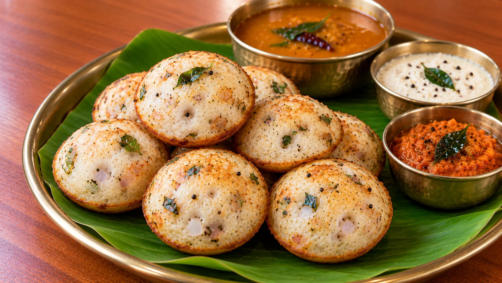 Chettinad Vellai Paniyaram