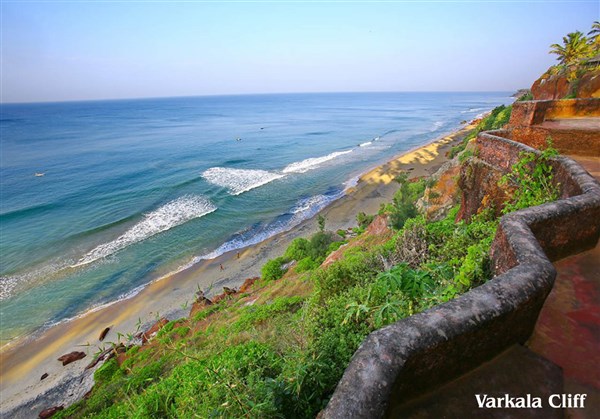Varkala Cliff, Varkala - Karthi Travels® | Gudiyatham - Varkala Tour
