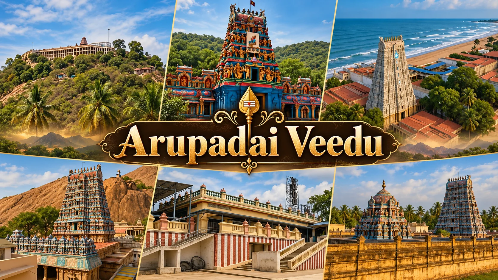 Vaniyambadi to Arupadai Veedu Murugan Temples 3 day tour package by Karthi Travels, rated 4.8 stars