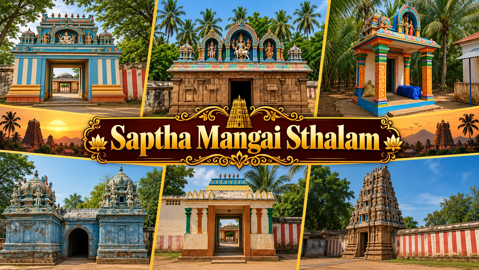 Salem to Saptha Mangai Sthalam 1 day tour package by Karthi Travels, rated 4.7 stars