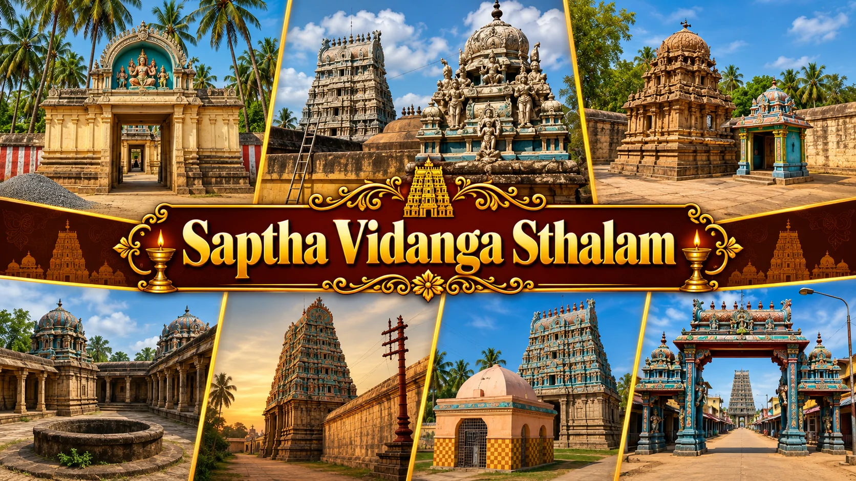 Thiruvarur to Saptha Vidanga Sthalam 1 day tour package by Karthi Travels, rated 4.8 stars